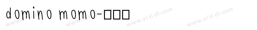 domino momo字体转换